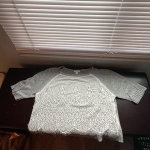 Crop short sleeve top, excellent condition